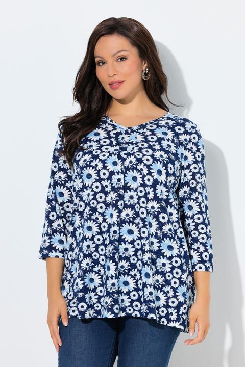 Actual product image Ulla Popken Daisy Print Tee (54)