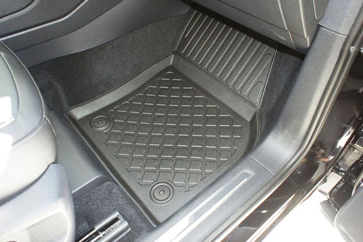 Image du produit Aristar Tapis de sol toutes saisons pour Seat Tarraco / Skoda Kodiaq / VW Tiguan Allspace à partir de 2017 (1 jeu de 4 tapis de sol)