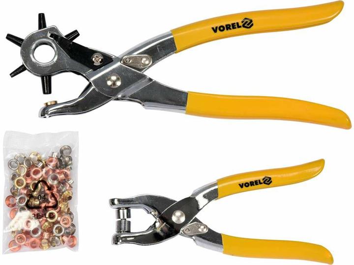 Image du produit Toya Jeu de 100 pinces à percer les oeillets pinces à oeillets pinces à tourelles pinces à riveter les (23 mm)