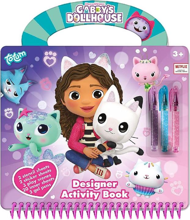 Totum Gabby's Dollhouse Designer Teken- Activiteitenboek