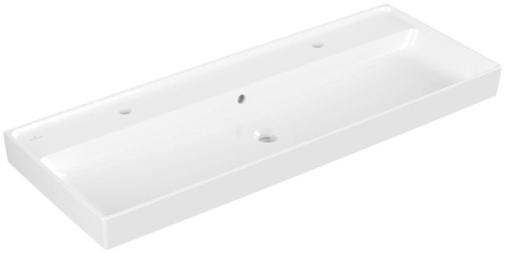 Villeroy & Boch Doppel-Möbelwaschtisch Collaro 120 cm x 47 cm weiss 4A33C401 (470 mm, 1200 mm)