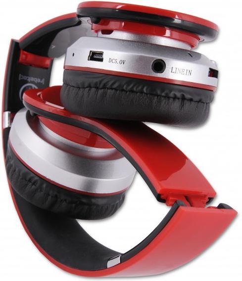 Actual product image Rebeltec Bluetooth headphones Crystal red (6 h, Wireless)