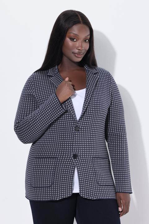Actual product image Ulla Popken Strick-Blazer, Reverskragen, Langarm (46, 48)