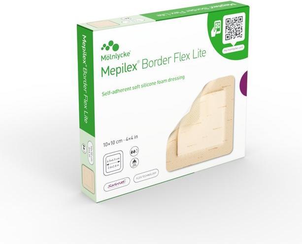 Produktbild Mepilex Border Flex Lite 10x10cm (5 x)