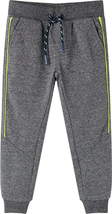 Actual product image VidaXL Children's tracksuit bottoms grey melange 104,Material: 80 (104)