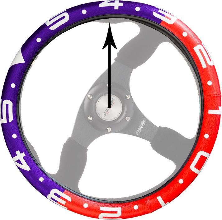 Produktbild Simoni Racing Lenkrad Ãoeberzug Clock
