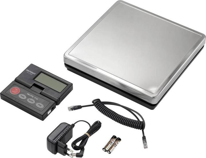 Productafbeelding Voltcraft PLS-205S Plattformwaage Wägebereich (max.) 50 kg Ablesbarkeit 1 g net