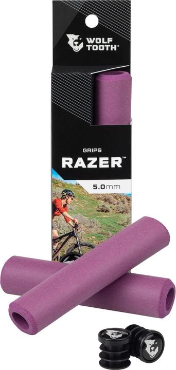 Actual product image Wolf Tooth Razer Grip, 135/30mm, purple