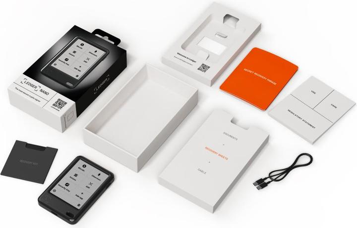 Image du produit Ledger Nano Gen 5 inkl. Recovery Key - Graphite (éther)