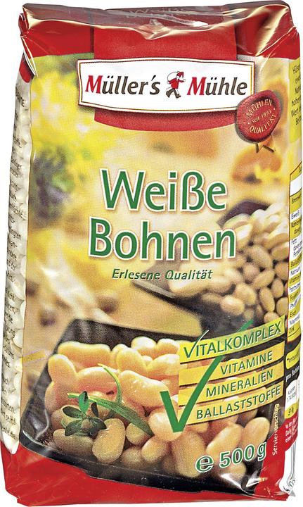 Produktbild Mueller's Mühle Weisse Bohnen (500 g)