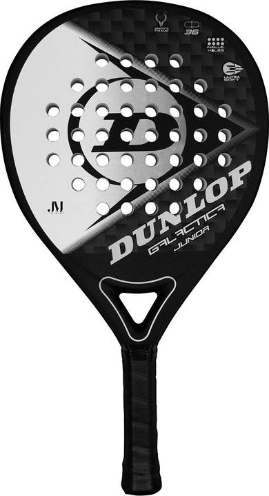 Dunlop Padel-Schläger Galactica Junior schwarz-weiss für Kinder Anfänger