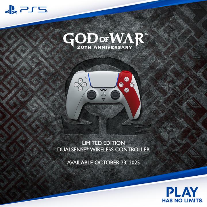 Produktbild Sony DualSense Wireless-Controller – God of War 20th Anniversary Limited Edition (PS5)