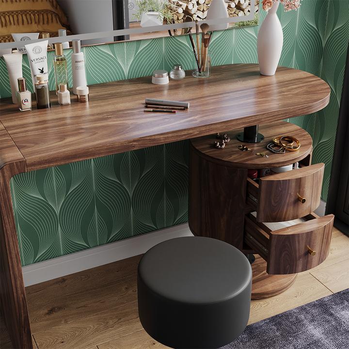 Produktbild Vicco Lara mit Hocker und Beleuchtung (120 x 50 x 76 cm)