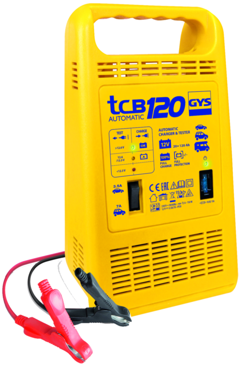 Immagine prodotto GYS Caricabatterie TCB 120 automatico (12V, 10.50 A)