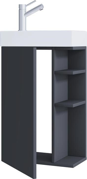 Actual product image VCM 2-piece Bathroom Furniture Set Guest WC Guest Bathroom Washbasin Small Narrow Lumia