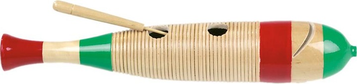 Immagine prodotto Betzold Musik Guiro messicano di legno, forma di pesce (Guiro)