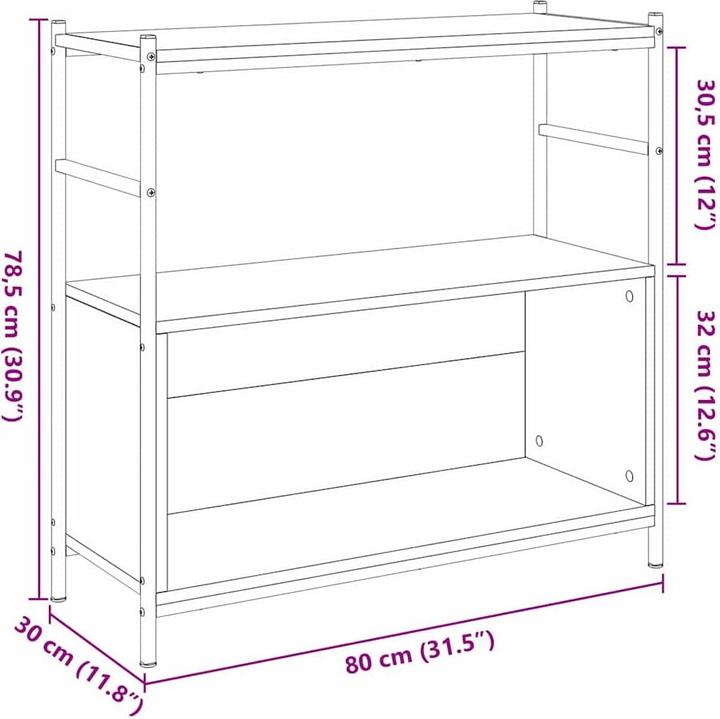 Immagine prodotto vidaXL Moderne Bücherregale (30 x 30 x 78.50 cm)