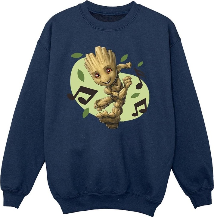 Immagine prodotto Guardians Of The Galaxy Groot Musical Notes Felpa Ragazze (104)