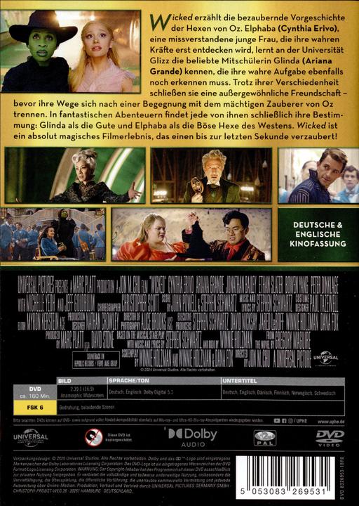 Image du produit Wicked (DVD, 2025, Allemand)
