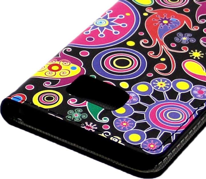 Produktbild König Design Handyhülle Tasche für Handy Samsung Galaxy S6 Edge Plus Farbflash LSD (Samsung Galaxy S6 Edge)