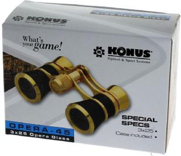 Image du produit Konus Jumelles d'opéra Opera-45 3x25 noir/or (3 x, 25 mm)