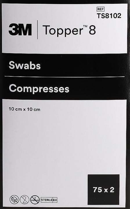 Image du produit Topper 8 NW Compresses 10x10cm stériles 150 pces
