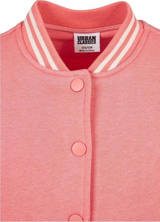 Actual product image Urban Classics Girls Inset College Sweat Jacket (122, 128)