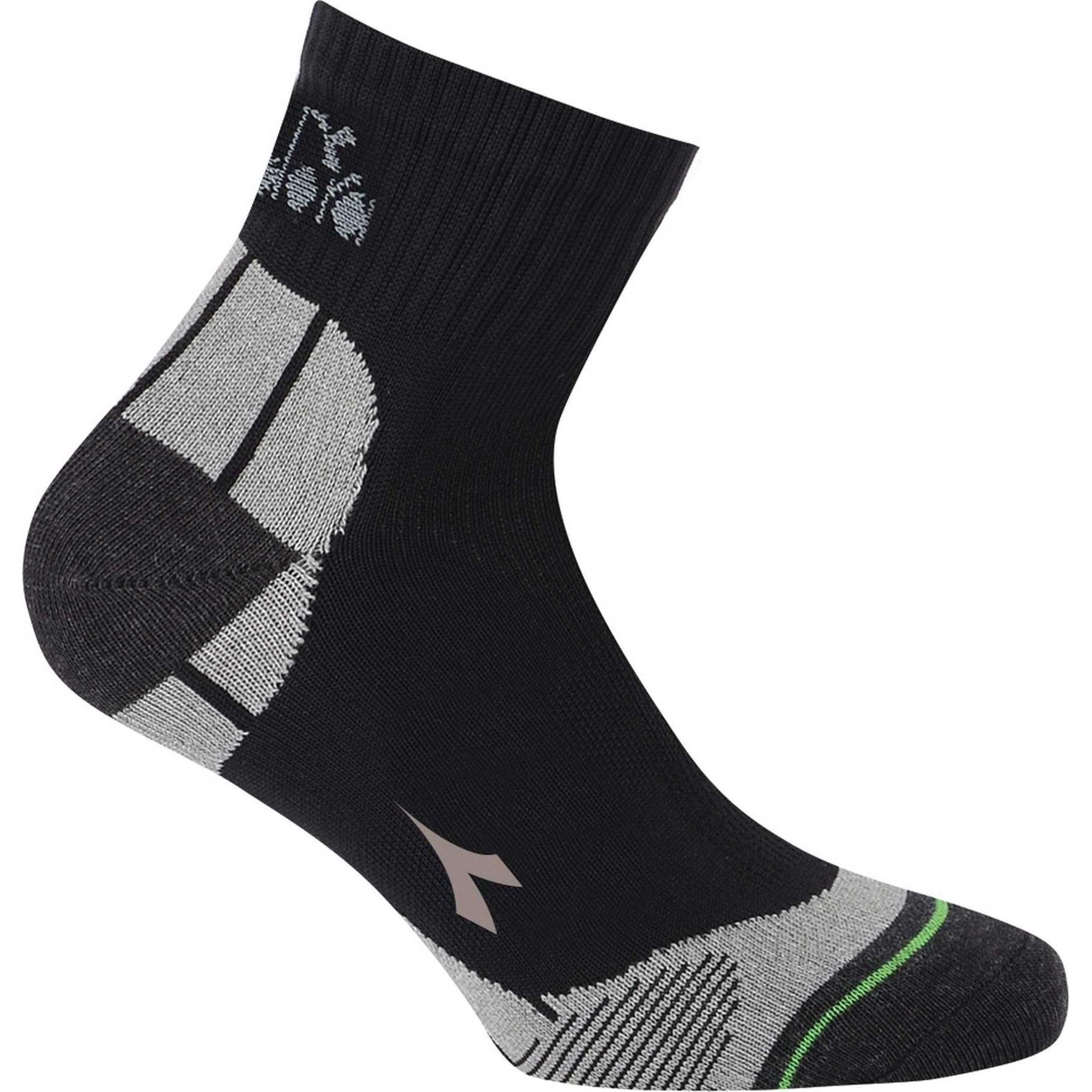 Thumbnail - Diadora, Herren, Socken, Unisex Quarter Sport, Schwarz, (12er Pack, 39 - 42)