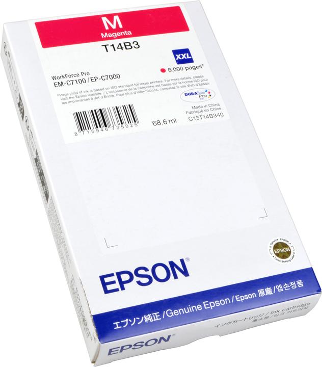 Actual product image Epson Ink T14B XXL magenta (M)
