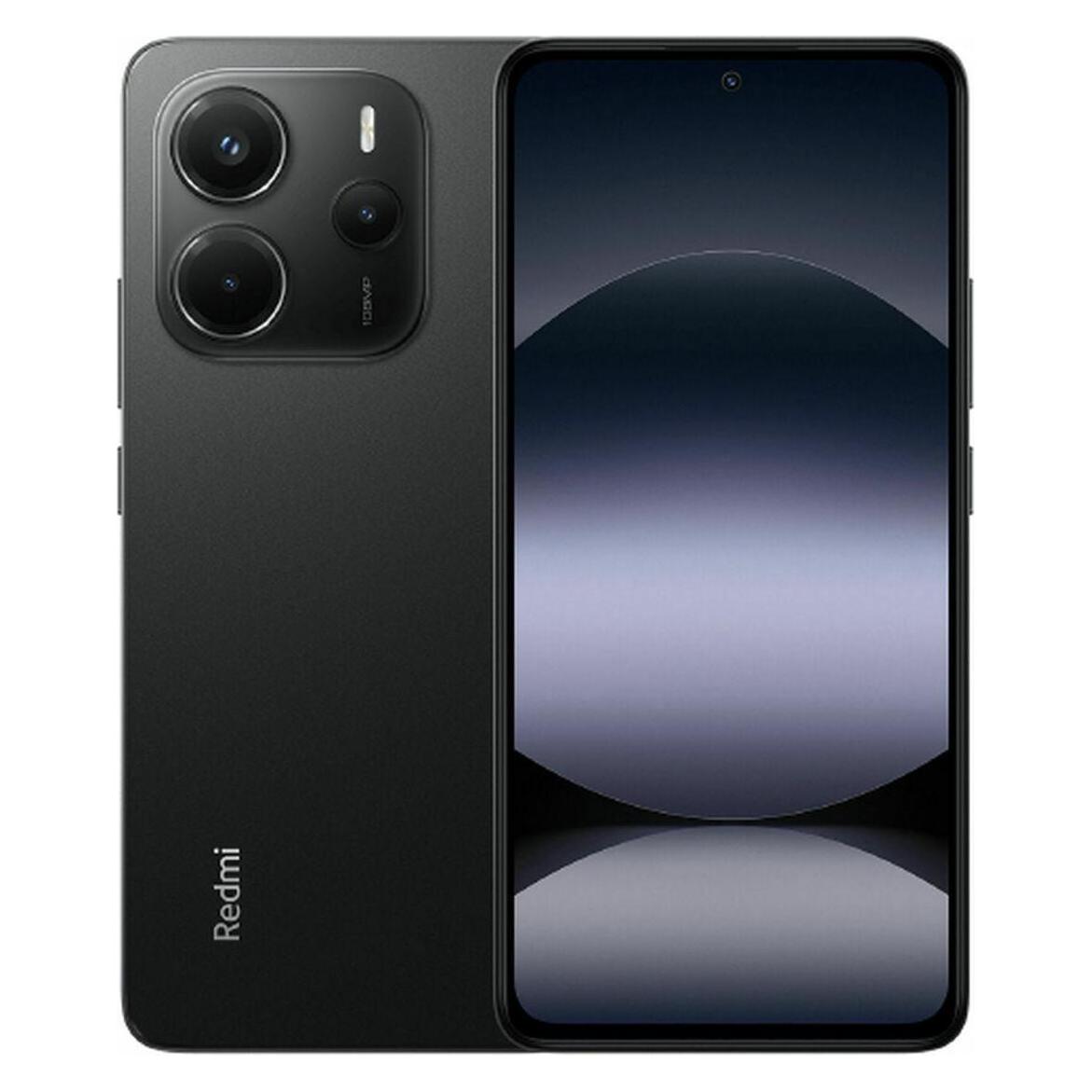 Xiaomi Redmi Note 14 (256 GB, Midnight Black, 6.67", Hybrid Dual SIM, 4G), Smartphone, Schwarz