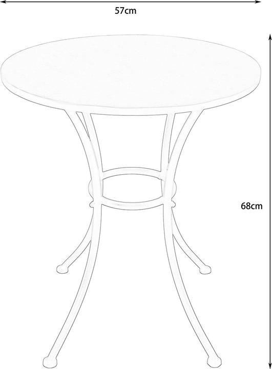 Produktbild HTI-Living Tisch und 2 Stühle Celia Bienvenue