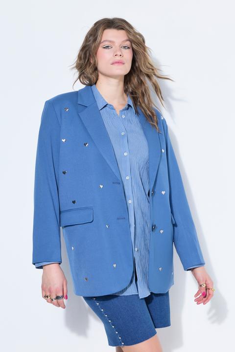 Actual product image Studio Untold Heart Studded Oversized Blazer (42, 44)