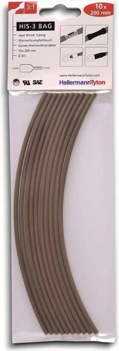 Produktbild HellermannTyton Schrumpfschlauchsortiment Brau (10 x)