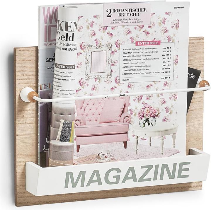 Produktbild Zeller Present Wand-Magazinhalter (32 x 7.50 x 25 cm)