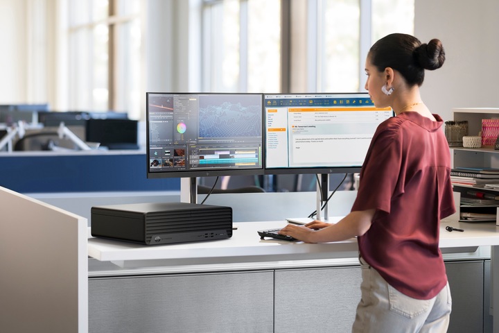 Produktbild HP EliteDesk 800 G6 (Intel Core i9-10900, 32 GB, 1000 GB, Radeon 550X)