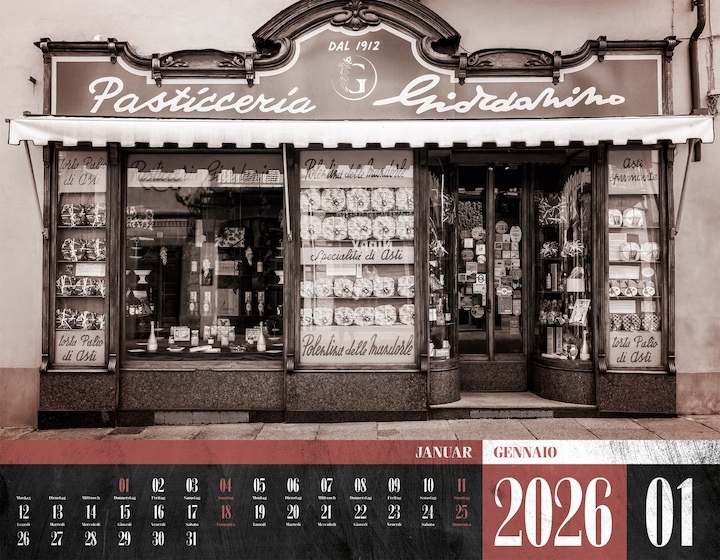 Produktbild La Dolce Vita - Italienische Lebensart Kalender 2026 (54 x 42 cm, Harter Einband, Italienisch, Deutsch)