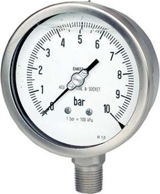 Image du produit RS PRO Manomètre, -1bar à 3bar, raccord BSP 1/2pou