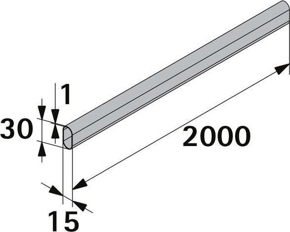 Actual product image Hettich Cupboard tube