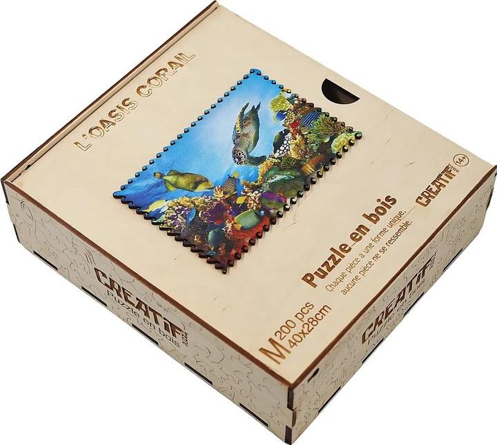 Immagine prodotto Creatif'Puzzle Puzzle in Bois "Creatif Puzzle" - Taille Moyenne (200 pezzi)