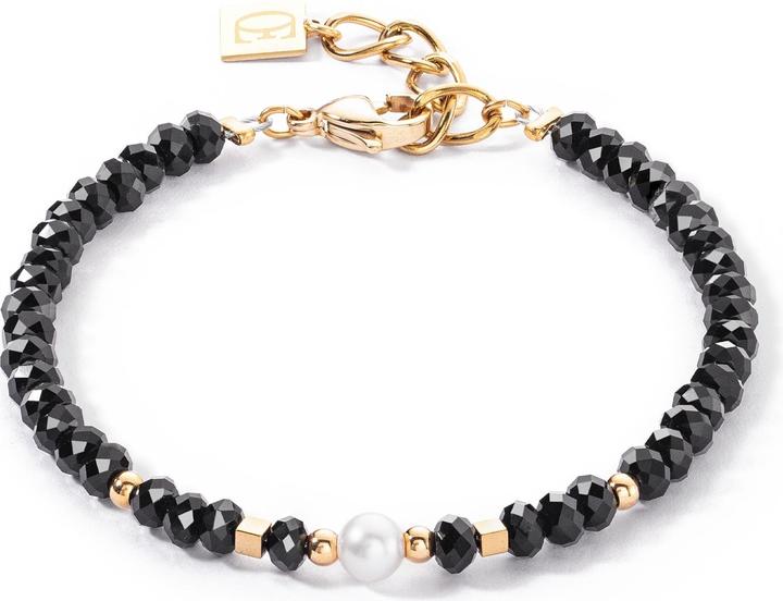 Immagine prodotto Coeur de Lion Bracciale bianco e nero (18 cm, Acciaio inossidabile)