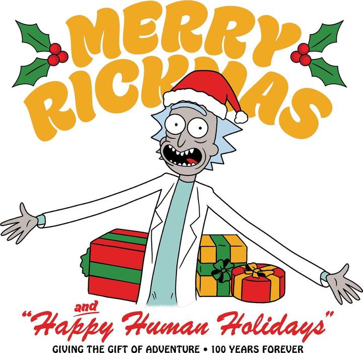 Produktbild Rick And Morty Happy Human Holidays Sweatshirt (XXL)