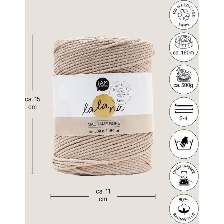 Produktbild Lalana Macrame Rope (160 m)