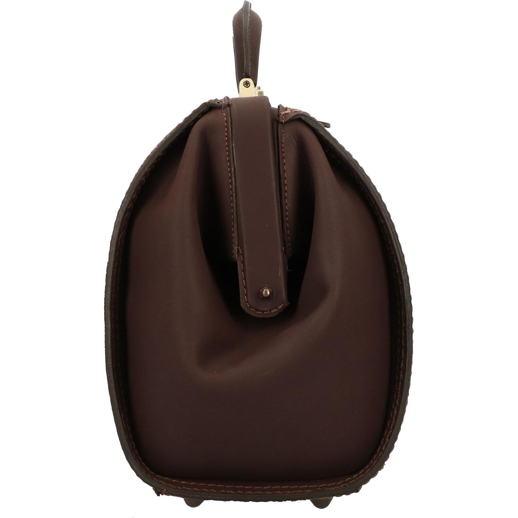 Thumbnail - Mika Doktorentasche HANVER Doctor"s Bag HANVER dunkelbraun dark brown, Notebooktasche, Braun