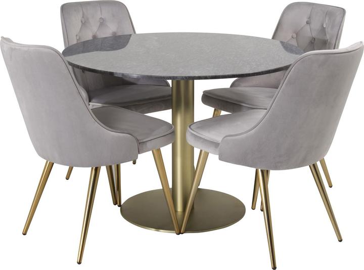 Produktbild Ebuy24 Essgruppe Estelle 17 (5-teilig) (Marmor)