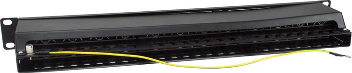 Produktbild equip Patchpanel 48x RJ45 Cat6A 19" FTP 1HE Premium schwarz