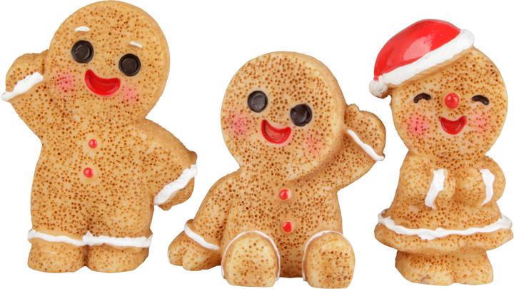 Actual product image VBS Miniatur Lebkuchenmänner "Cookie", 3 Stück