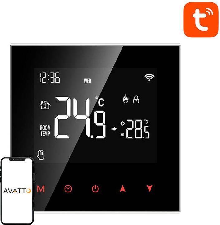 Productafbeelding Avatto Slimme waterverwarmingsthermostaat WT100 3A WiFi Tuya