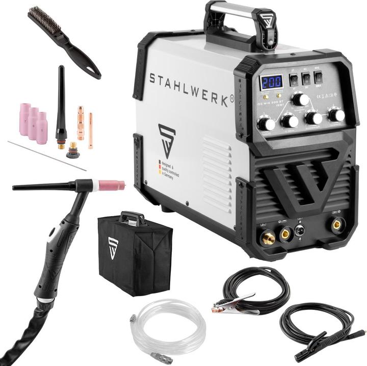 Stahlwerk Saldatrice combinata AC/DC TIG 200 ST IGBT 200 ampere