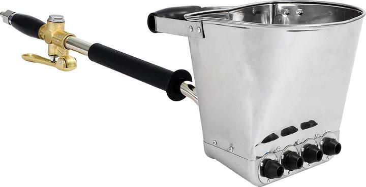 Wiltec Verputzmaschine 6bar Putzpistole 8mm Düse Mörtelpistole 3,7 l Putzwerfer