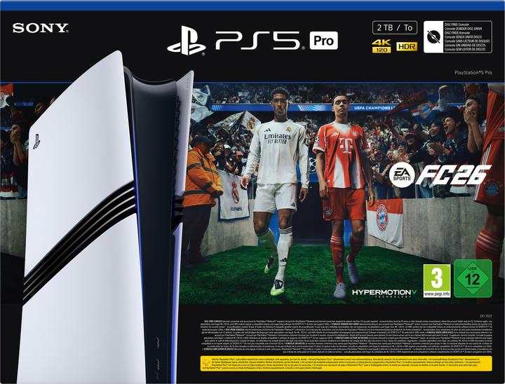 Produktbild Sony PS5 Konsole PRO DIGITAL (2TB) FC26